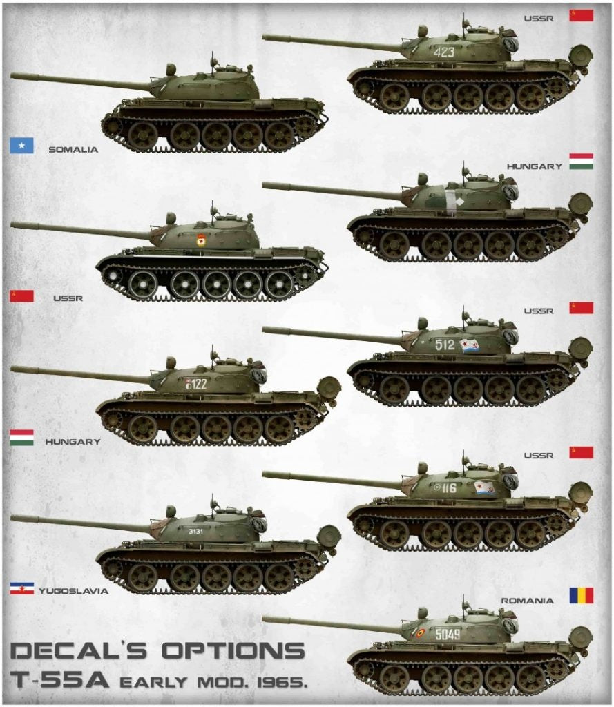 Miniart [37016] 1/35 T-55A Early Mod.1965 Interior Kit | 4820183311283