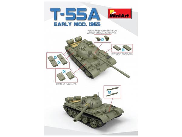 Miniart [37016] 1/35 T-55A Early Mod.1965 Interior Kit | 4820183311283