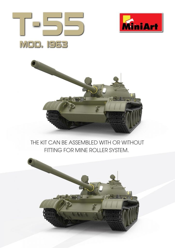 Miniart [37027] 1/35 T-55 Soviet Medium Tank | 4820183311306
