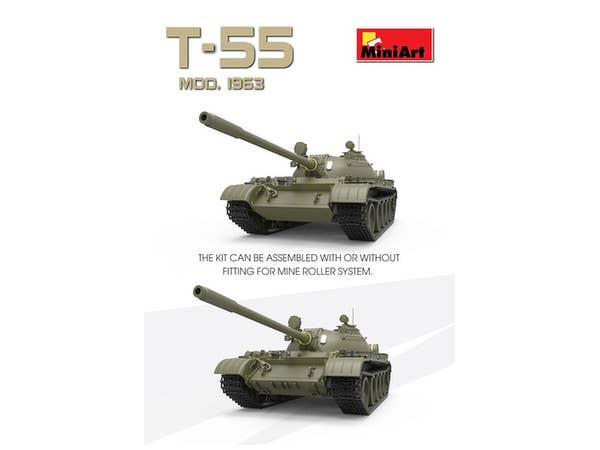 Miniart [37027] 1/35 T-55 Soviet Medium Tank | 4820183311306