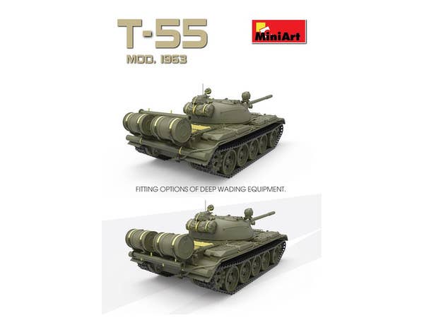 Miniart [37027] 1/35 T-55 Soviet Medium Tank | 4820183311306