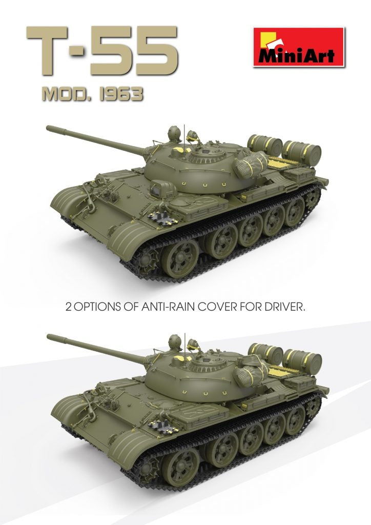 Miniart [37027] 1/35 T-55 Soviet Medium Tank | 4820183311306