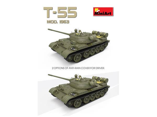 Miniart [37027] 1/35 T-55 Soviet Medium Tank | 4820183311306