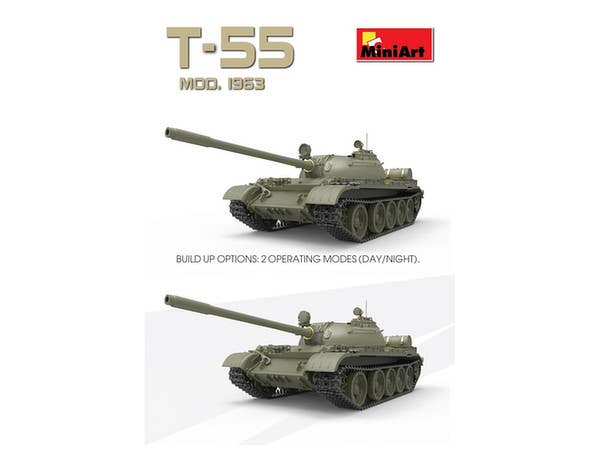 Miniart [37027] 1/35 T-55 Soviet Medium Tank | 4820183311306