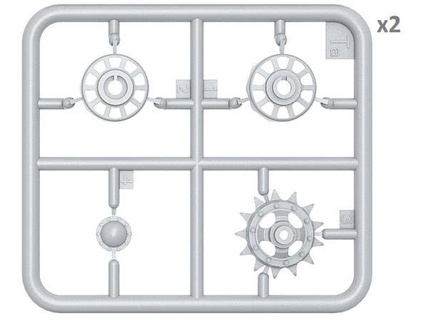 Miniart [37056] 1/35 T-54/T-55 (Early) Wheels Set | 4820183311207