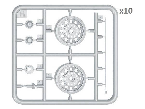 Miniart [37056] 1/35 T-54/T-55 (Early) Wheels Set | 4820183311207