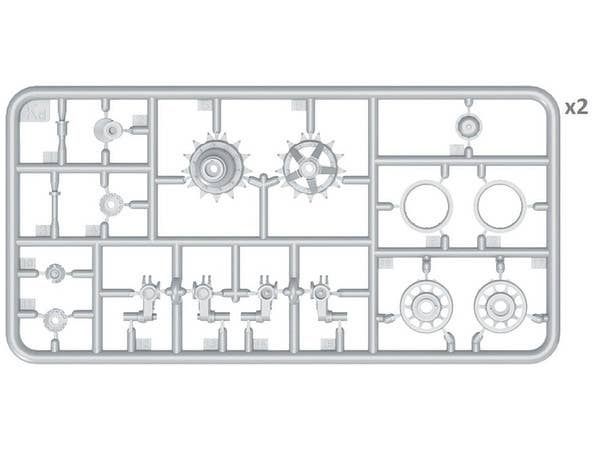 Miniart [37056] 1/35 T-54/T-55 (Early) Wheels Set | 4820183311207
