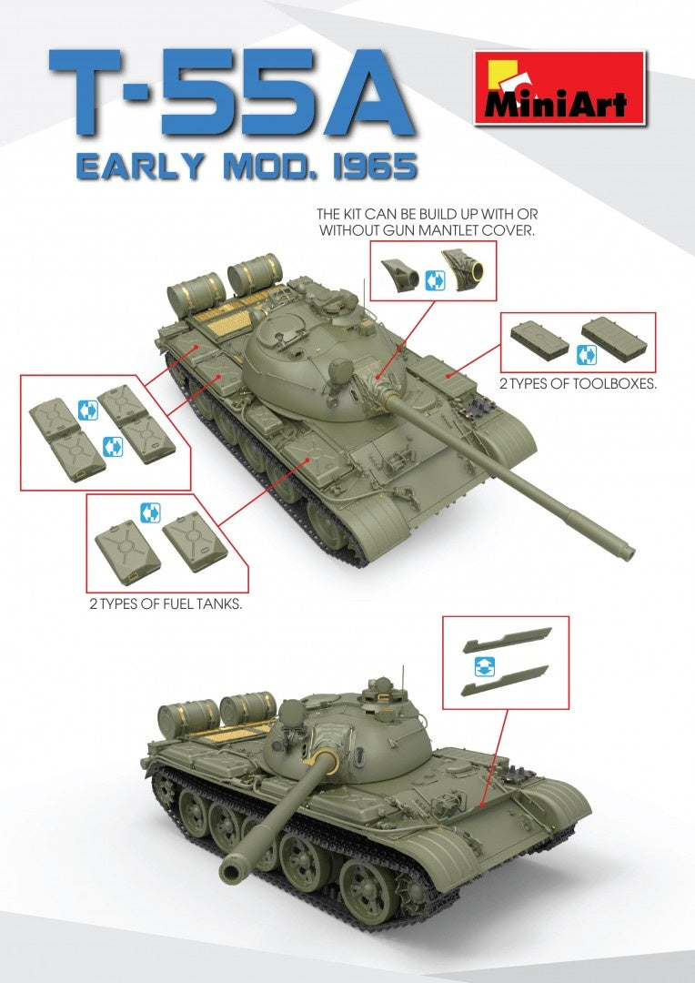 Miniart [37057] T-55A Early Mod. 1965 | 4820183311320