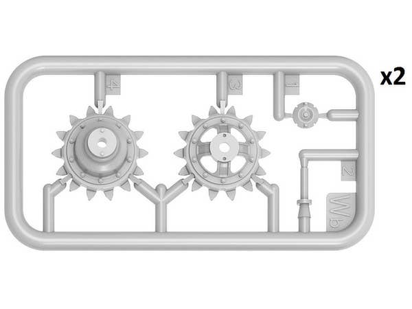 Miniart [37058] 1/35 T-55/T-55A Wheels Set | 4820183311429