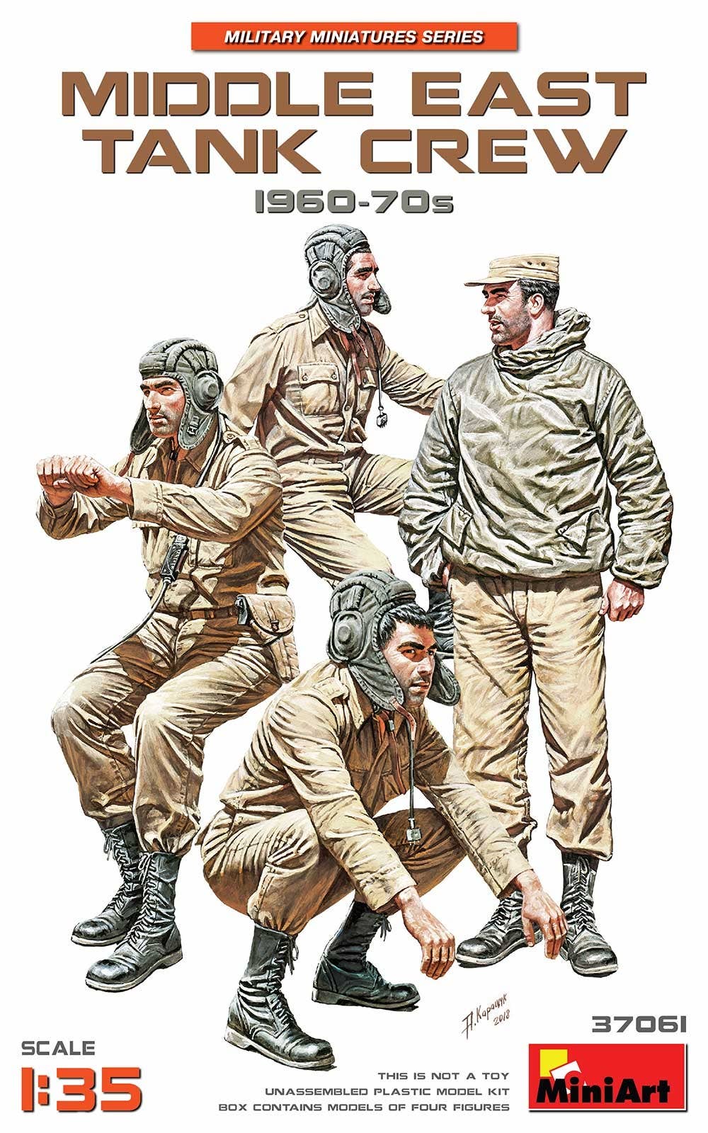 MiniArt 1/35 Middle East Tank Crew 1960-70s | 4820183312372