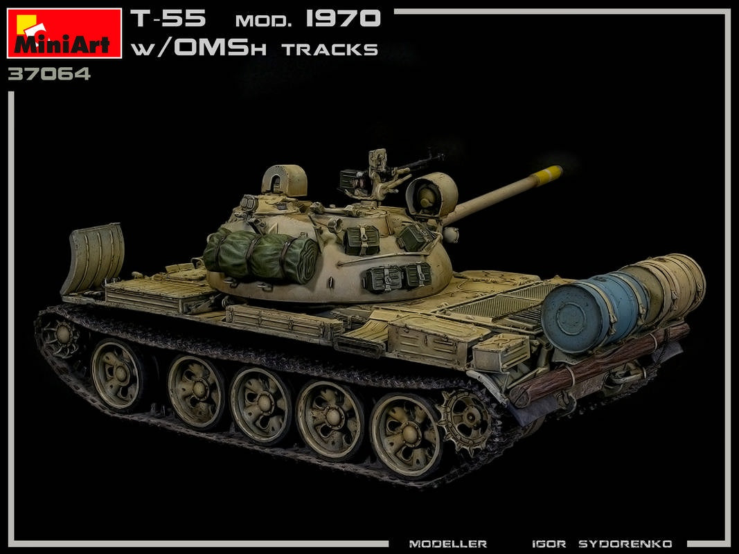 MiniArt 1/35 T-55 Mod. 1970 w/OMSh Tracks | 4820183312891