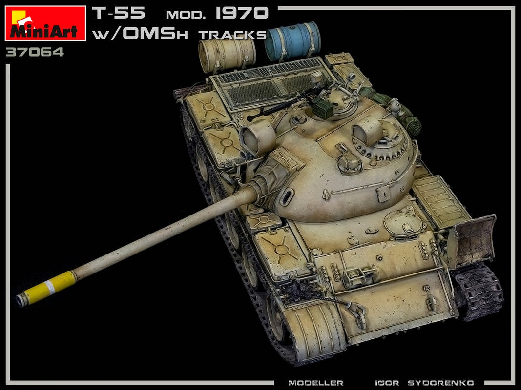 MiniArt 1/35 T-55 Mod. 1970 w/OMSh Tracks | 4820183312891