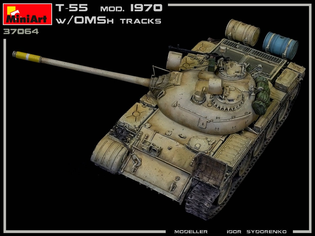 MiniArt 1/35 T-55 Mod. 1970 w/OMSh Tracks | 4820183312891