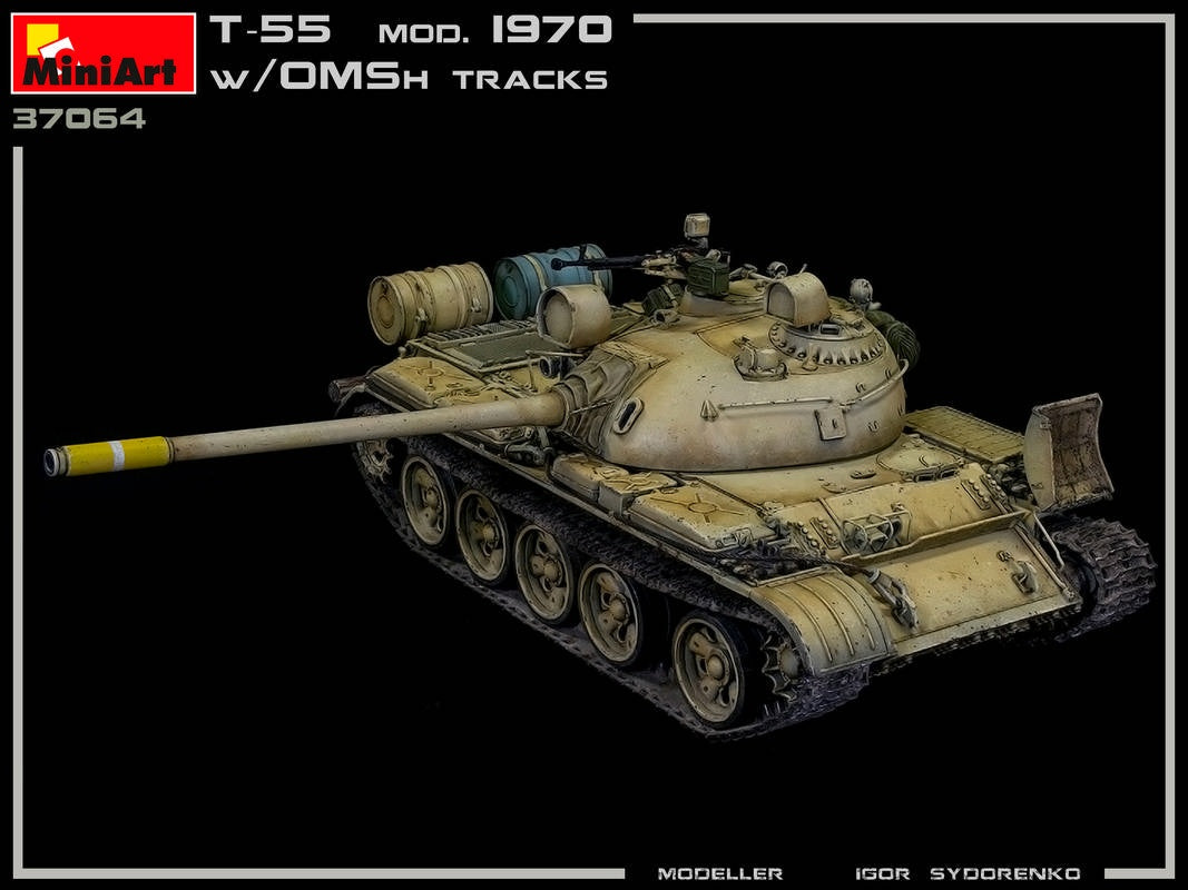 MiniArt 1/35 T-55 Mod. 1970 w/OMSh Tracks | 4820183312891