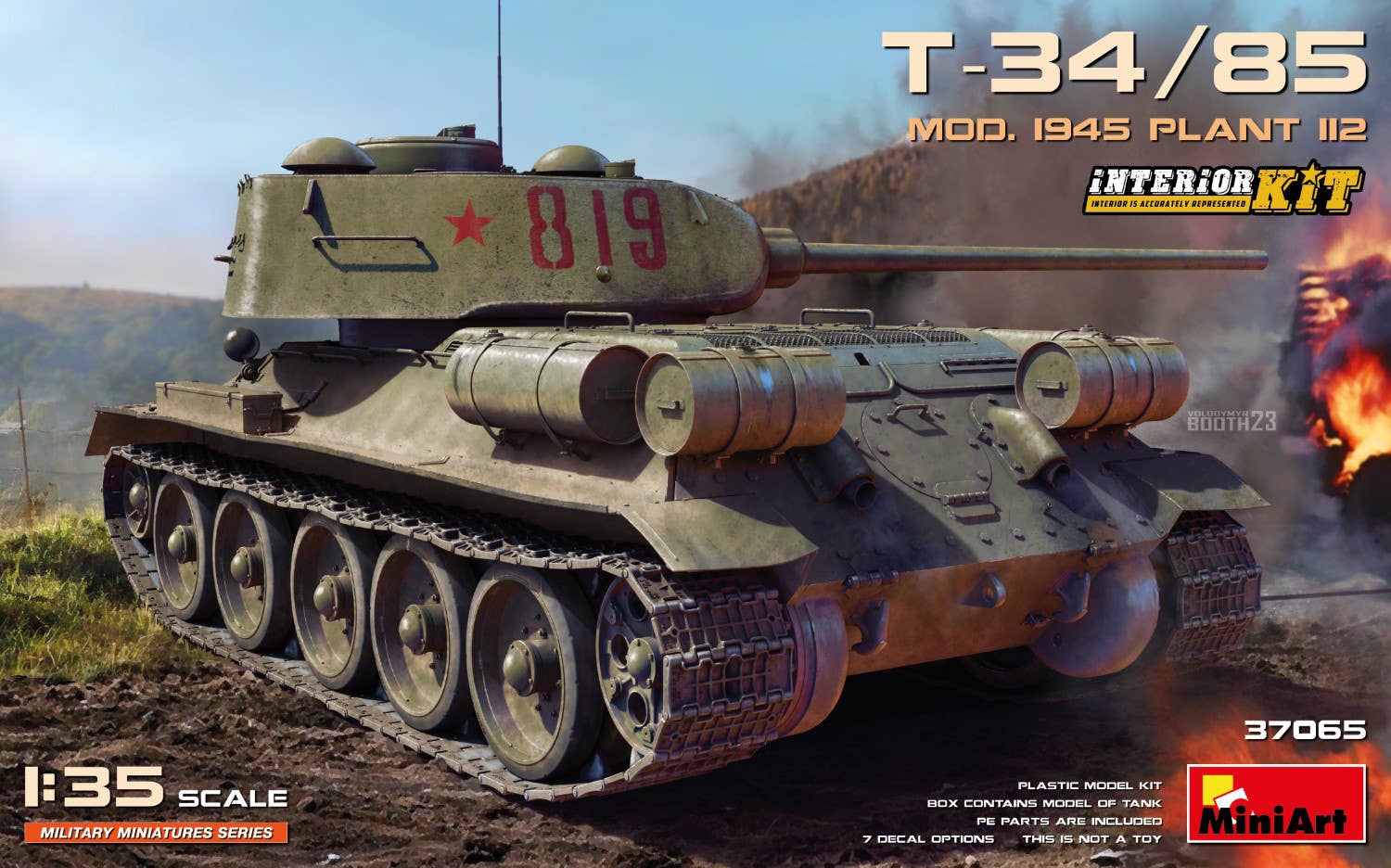 MiniArt 1/35 T-34/85 Mod. 1945. Plant 112 Interior Kit | 5905937497211