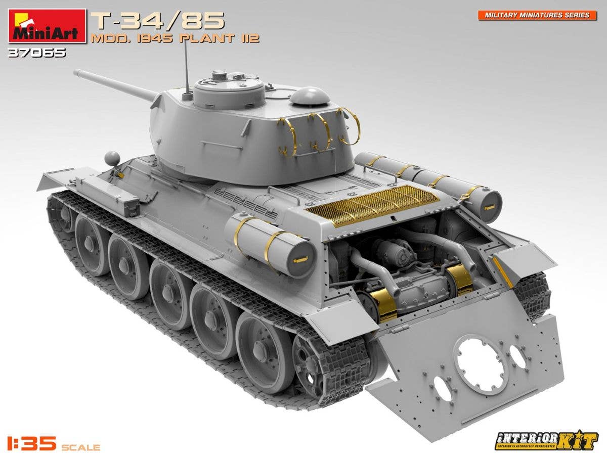 MiniArt 1/35 T-34/85 Mod. 1945. Plant 112 Interior Kit | 5905937497211