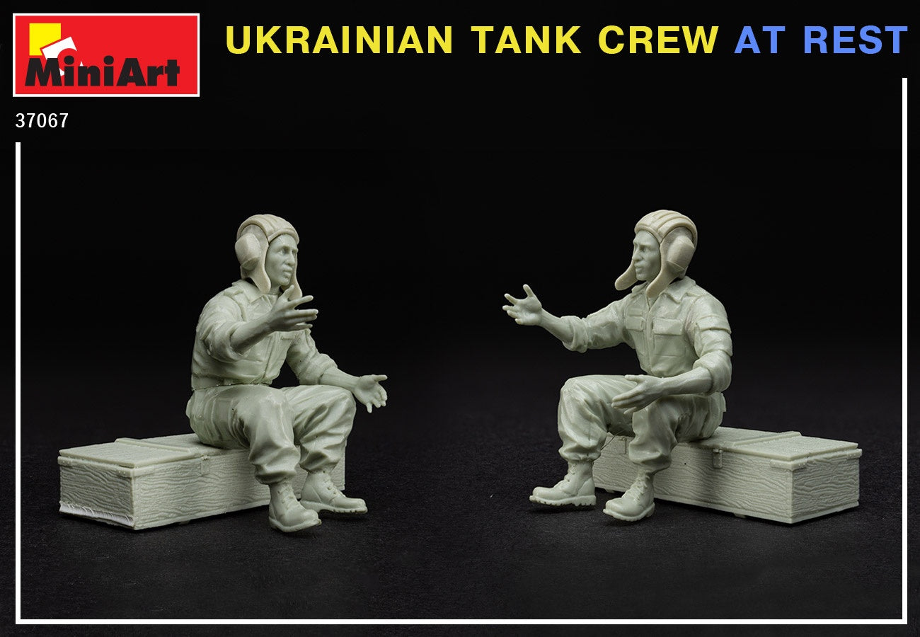 MiniArt Ukrainian Tank Crew At Rest 1/35 Scale | 4820183313300