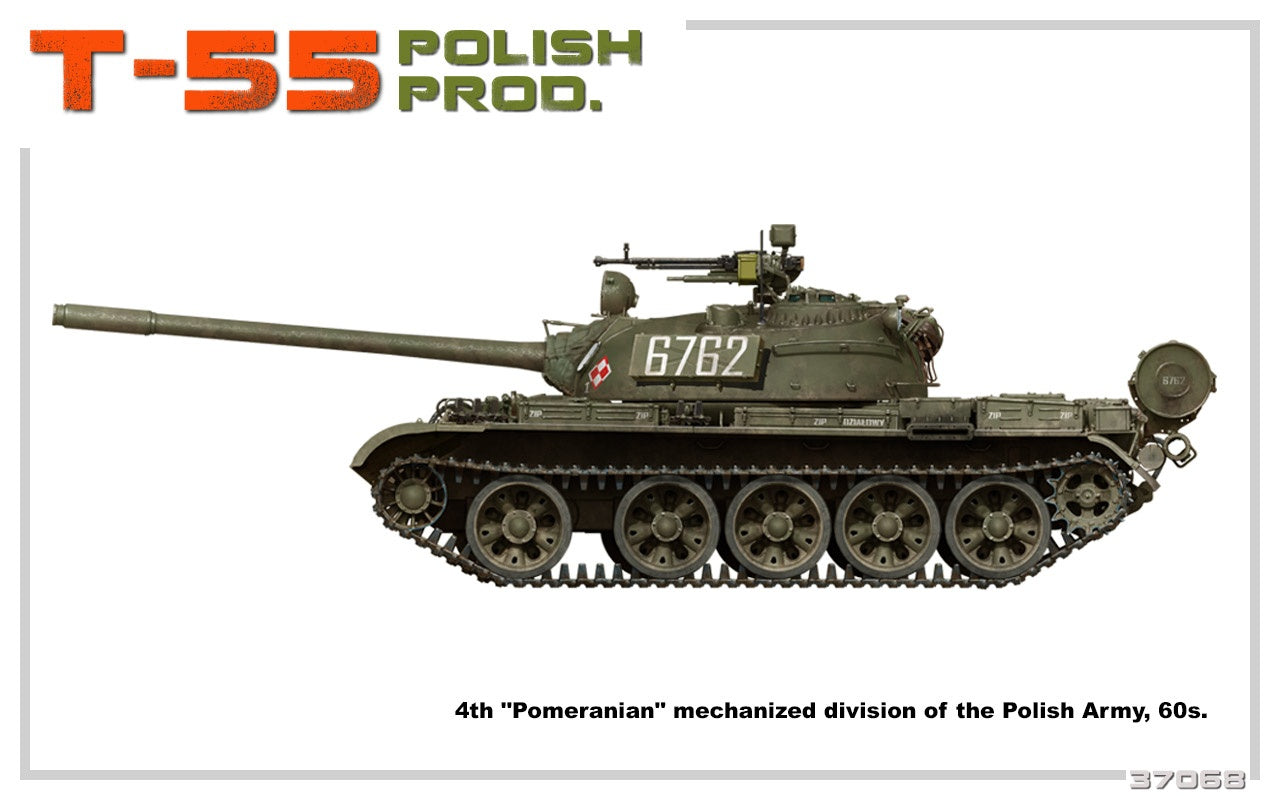 MiniArt 1/35 T-55 Polish Prod. | 4820183312709