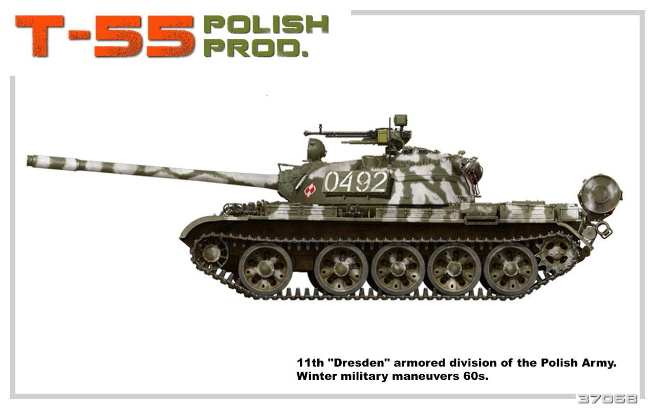 MiniArt 1/35 T-55 Polish Prod. | 4820183312709
