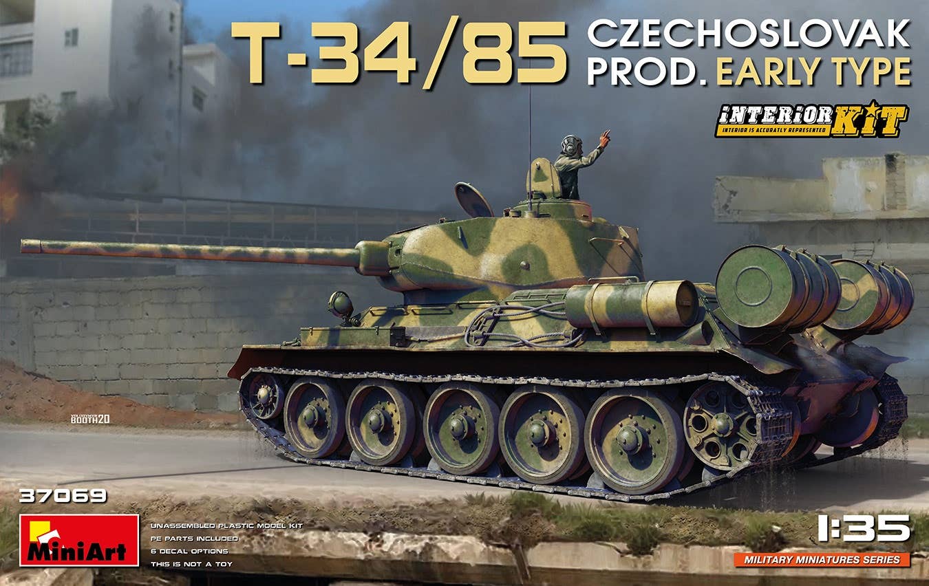 MiniArt T-34/85 Czechoslovak Prod. Early Type. Interior Kit | 4820183313201