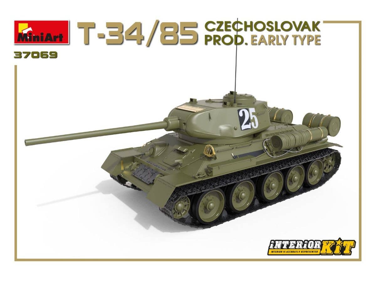 MiniArt T-34/85 Czechoslovak Prod. Early Type. Interior Kit | 4820183313201