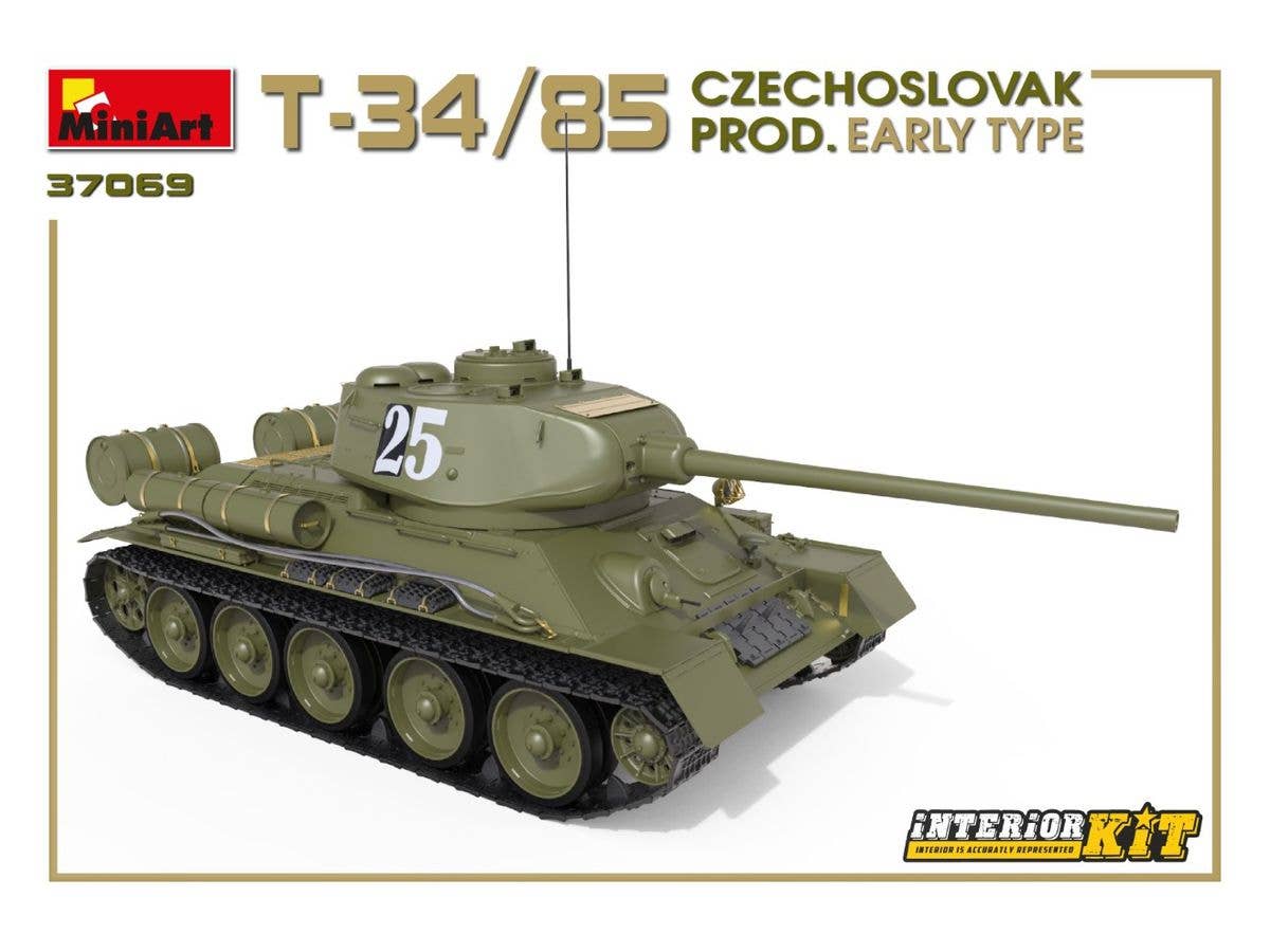 MiniArt T-34/85 Czechoslovak Prod. Early Type. Interior Kit | 4820183313201