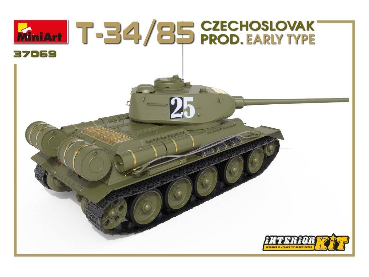 MiniArt T-34/85 Czechoslovak Prod. Early Type. Interior Kit | 4820183313201
