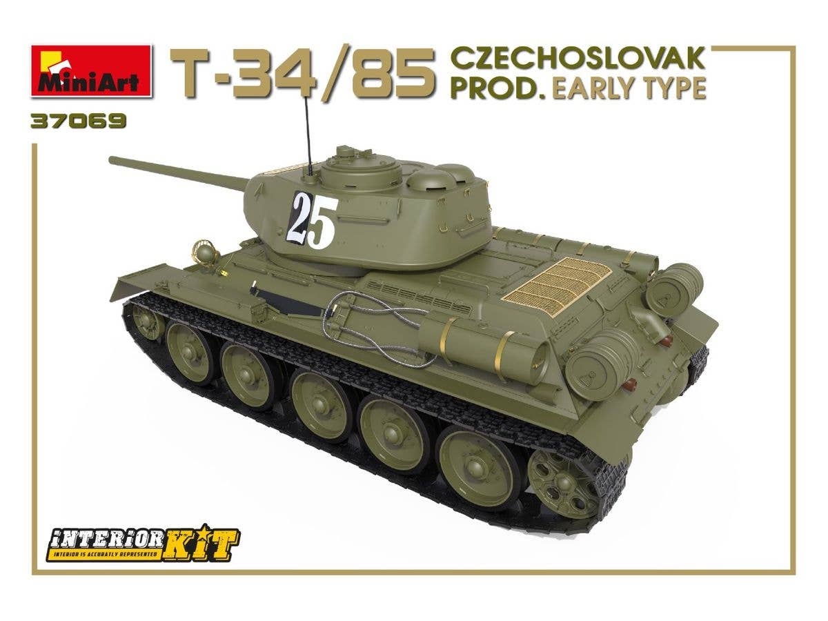 MiniArt T-34/85 Czechoslovak Prod. Early Type. Interior Kit | 4820183313201