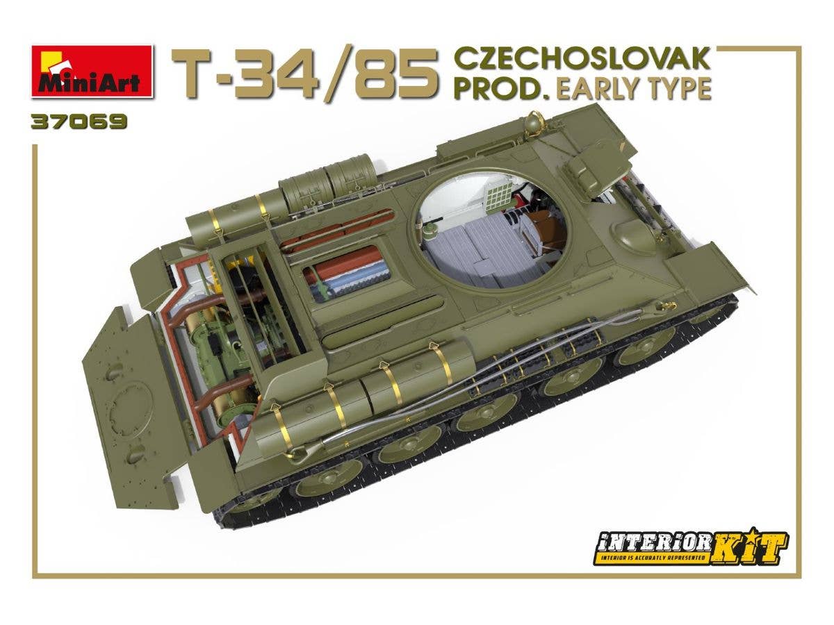 MiniArt T-34/85 Czechoslovak Prod. Early Type. Interior Kit | 4820183313201