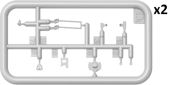 MiniArt 1/35 Transmission Set For T-55/T-55A | 4820183314017