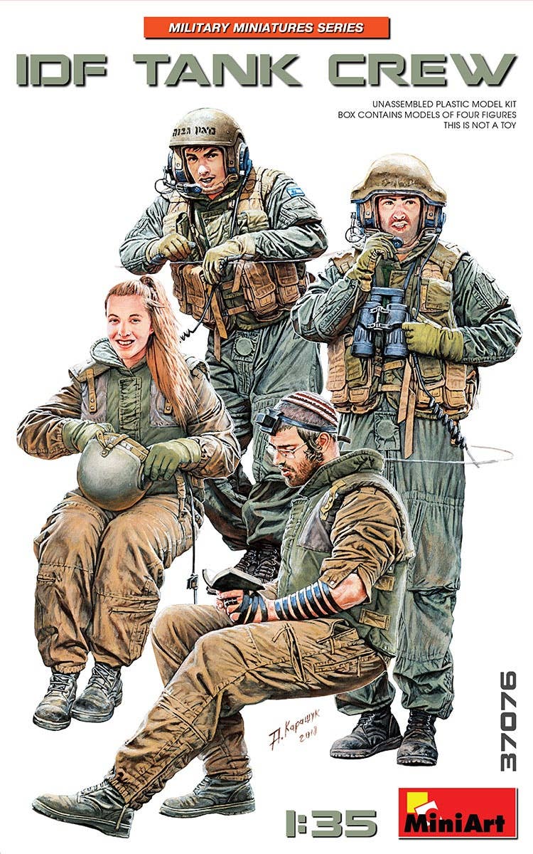 MiniArt 1/35 IDF Tank Crew | 4820183313706
