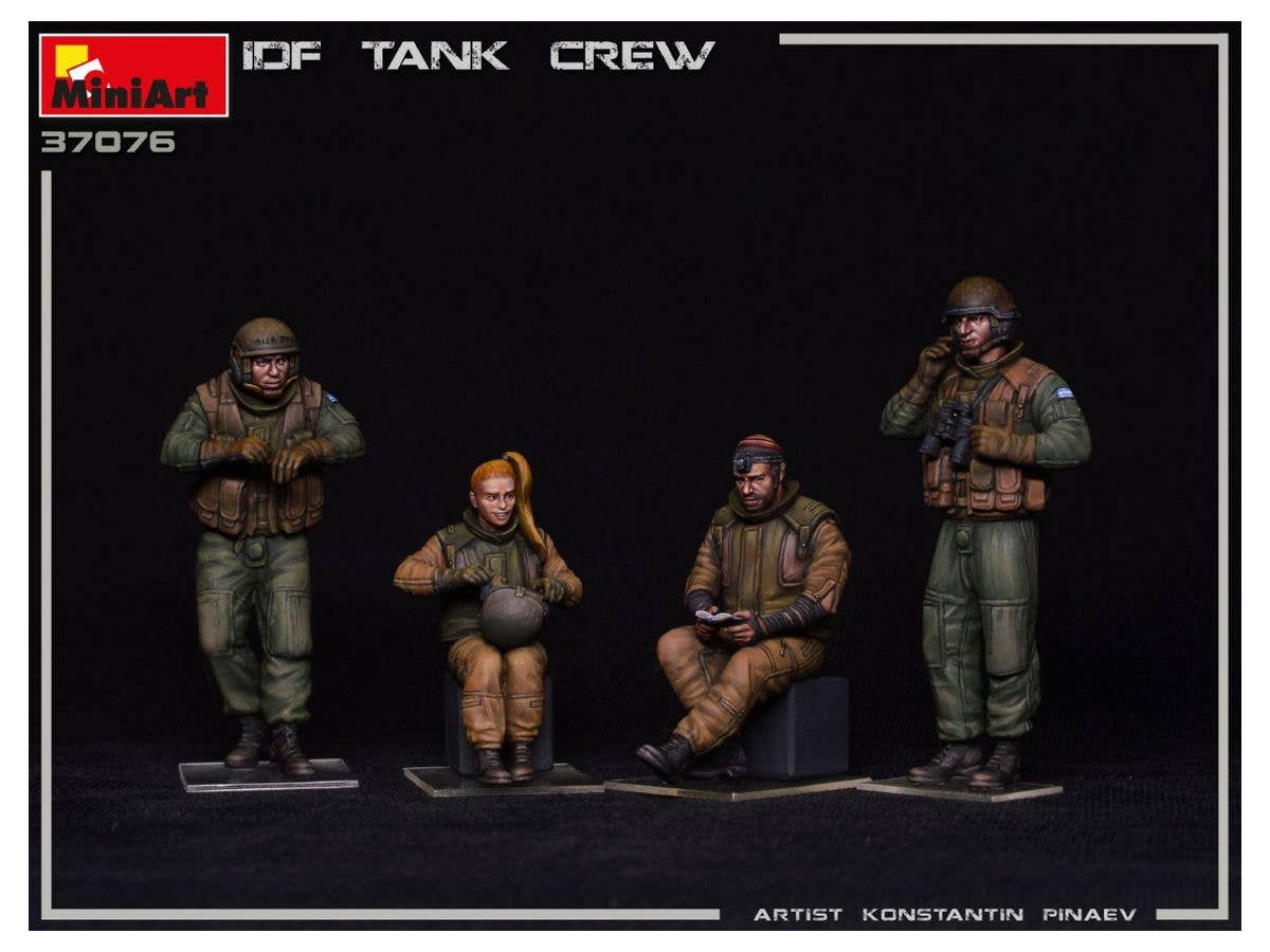 MiniArt 1/35 IDF Tank Crew | 4820183313706