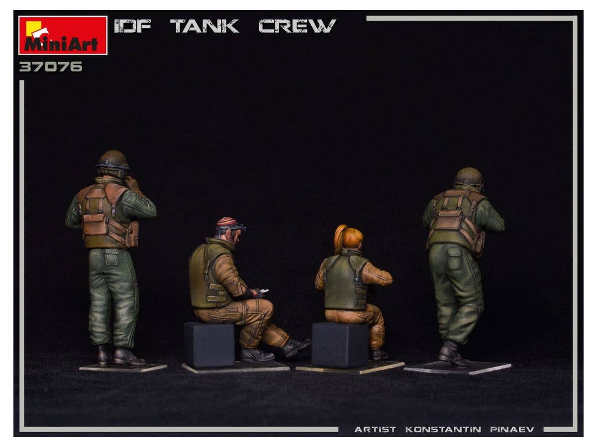 MiniArt 1/35 IDF Tank Crew | 4820183313706