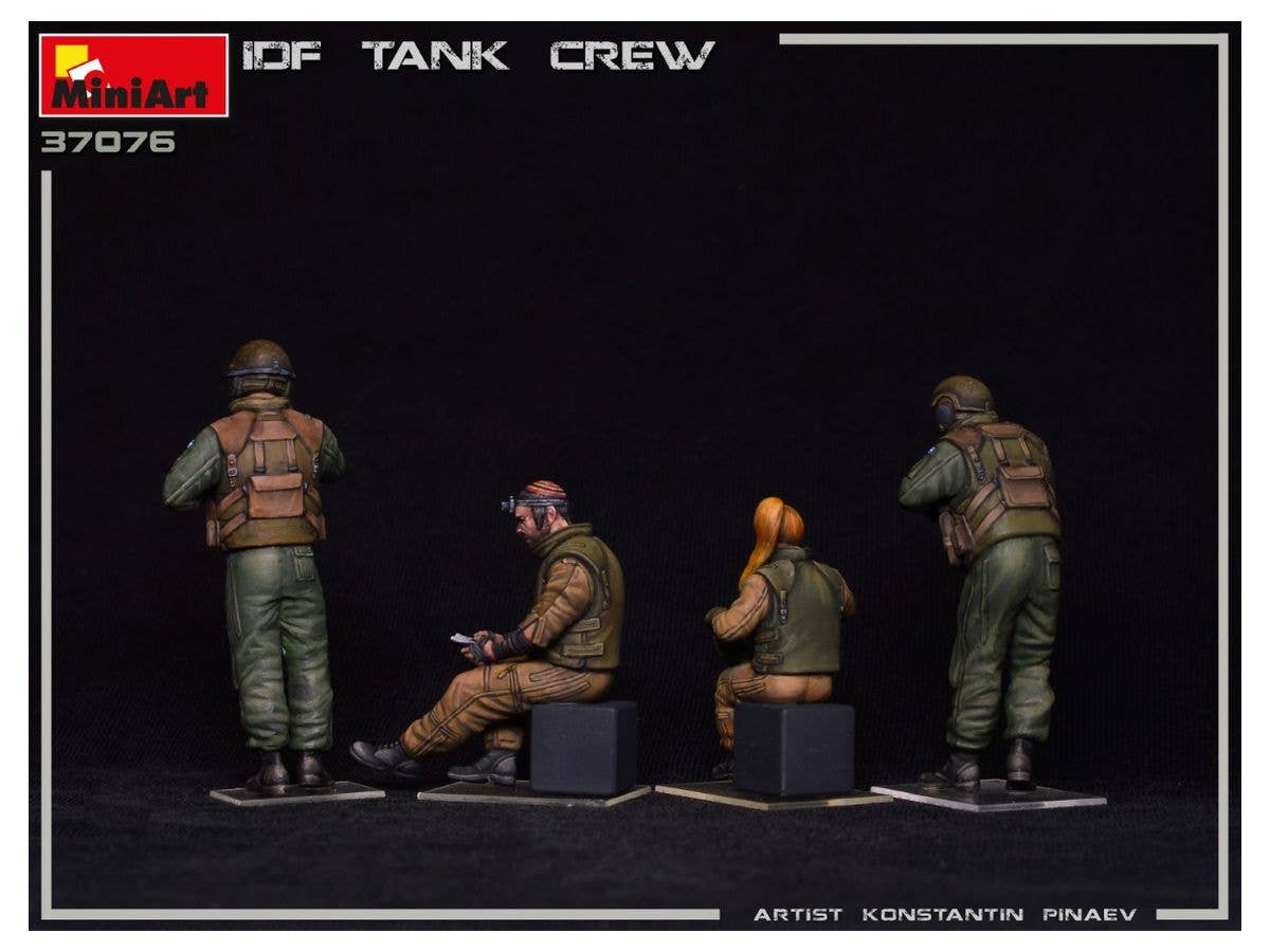 MiniArt 1/35 IDF Tank Crew | 4820183313706