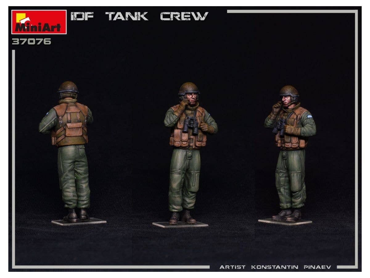 MiniArt 1/35 IDF Tank Crew | 4820183313706
