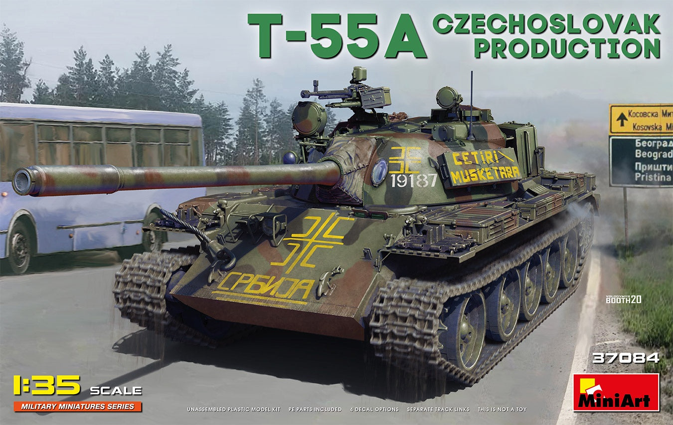 MiniArt 1/35 T-55A Czechoslovak Prod. Tank | 4820183313195
