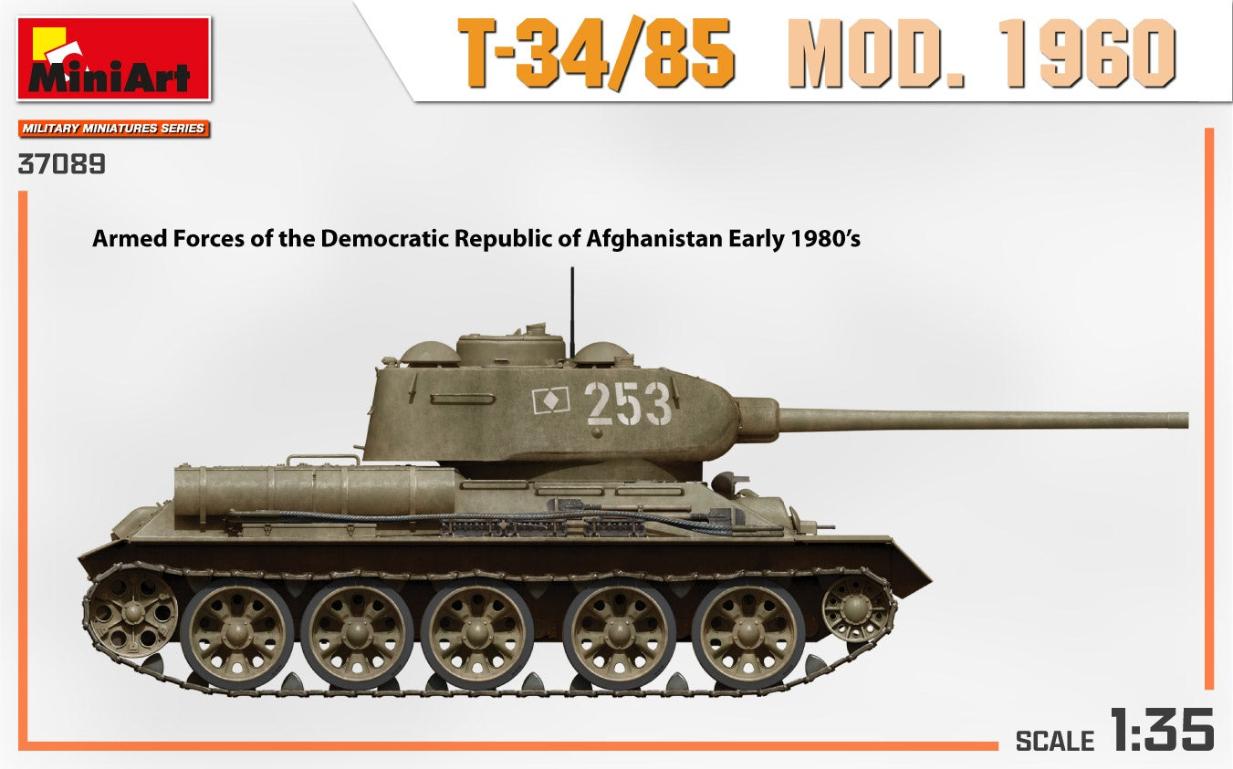 MiniArt 1/35 T-34-85 Mod. 1960 | 4820183314192