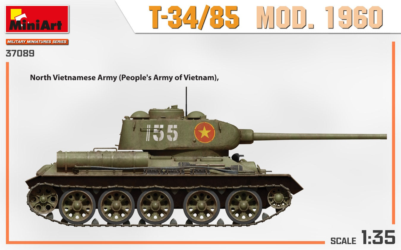 MiniArt 1/35 T-34-85 Mod. 1960 | 4820183314192
