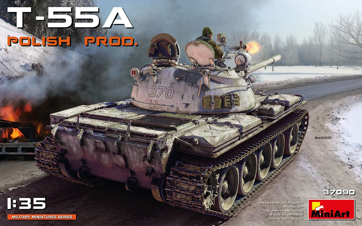 MiniArt T-55A Polish Production | 4820183313034