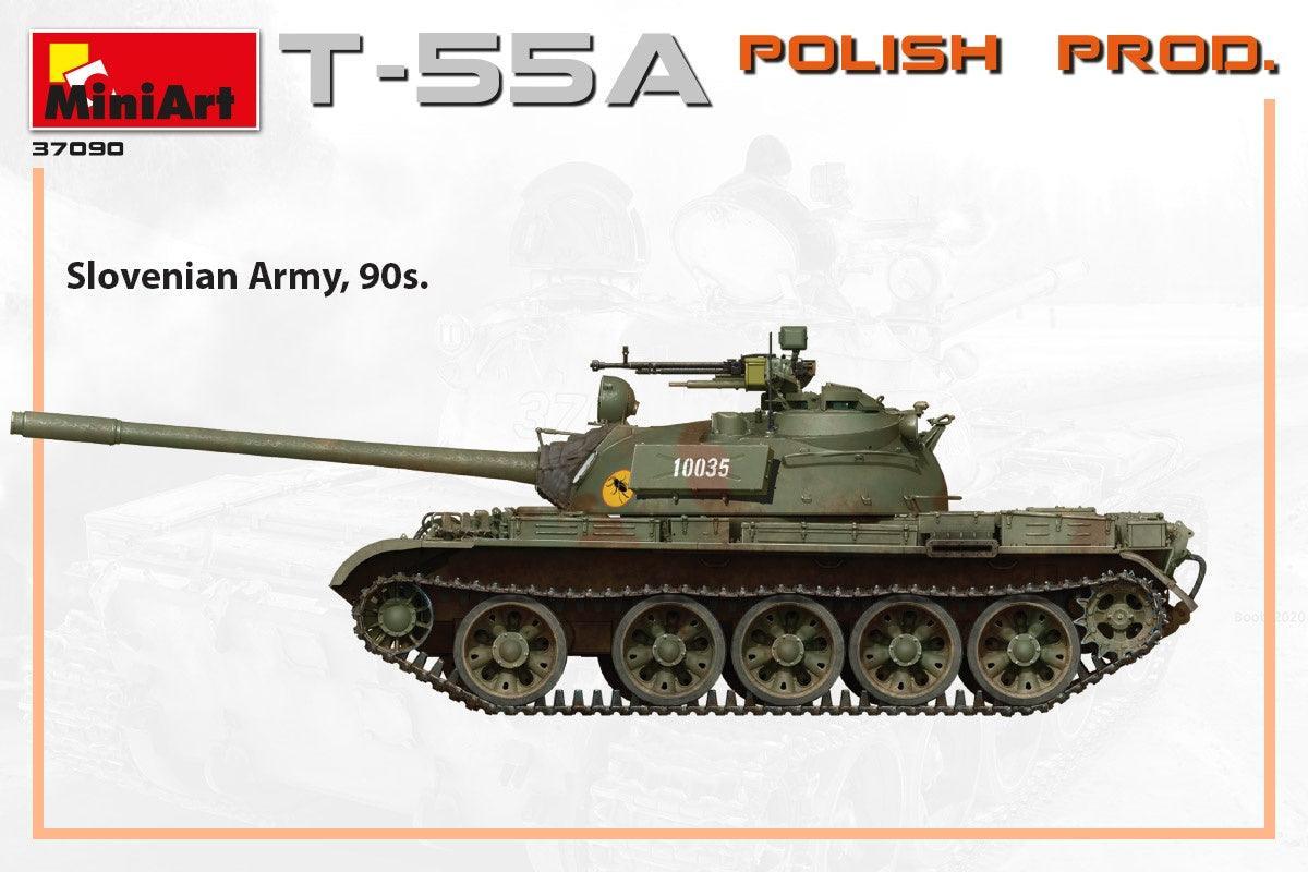MiniArt T-55A Polish Production | 4820183313034