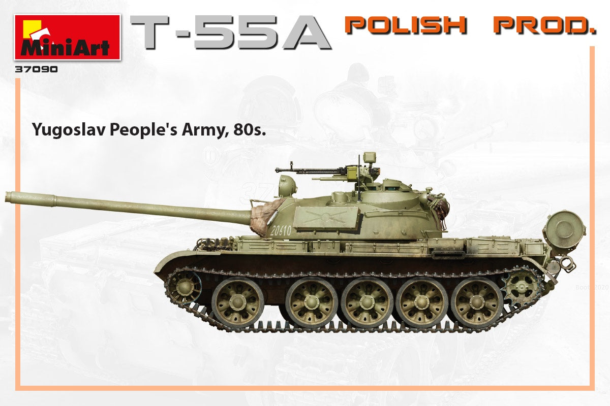 MiniArt T-55A Polish Production | 4820183313034