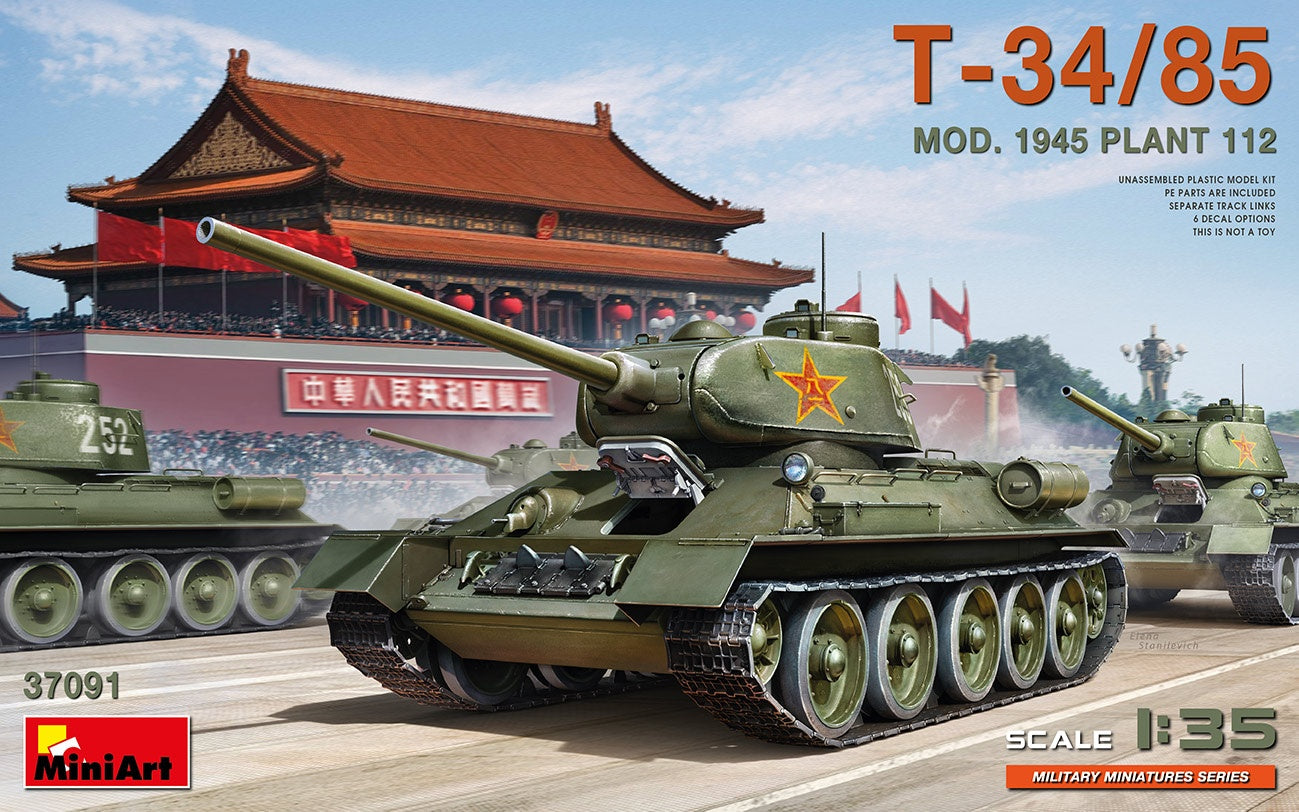 MiniArt 1/35 T-34/85 Mod. 1945 Plant 112 | 4820183313676