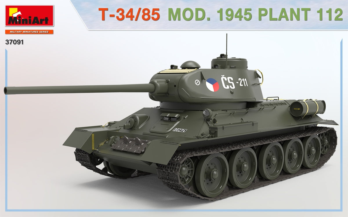 MiniArt 1/35 T-34/85 Mod. 1945 Plant 112 | 4820183313676