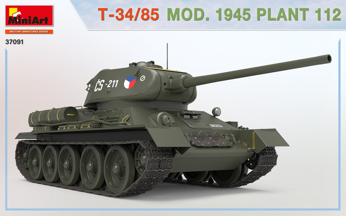 MiniArt 1/35 T-34/85 Mod. 1945 Plant 112 | 4820183313676