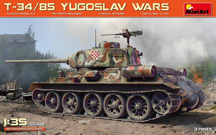 Miniart 1/35 T-34/85 Yugoslav Wars | 5905090346326