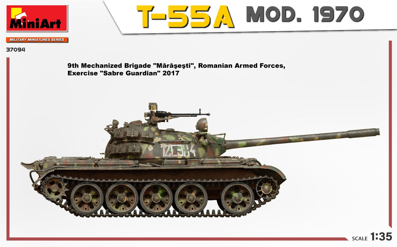 MiniArt 1/35 T-55A Mod. 1970 Interior Kit | 4820183314185