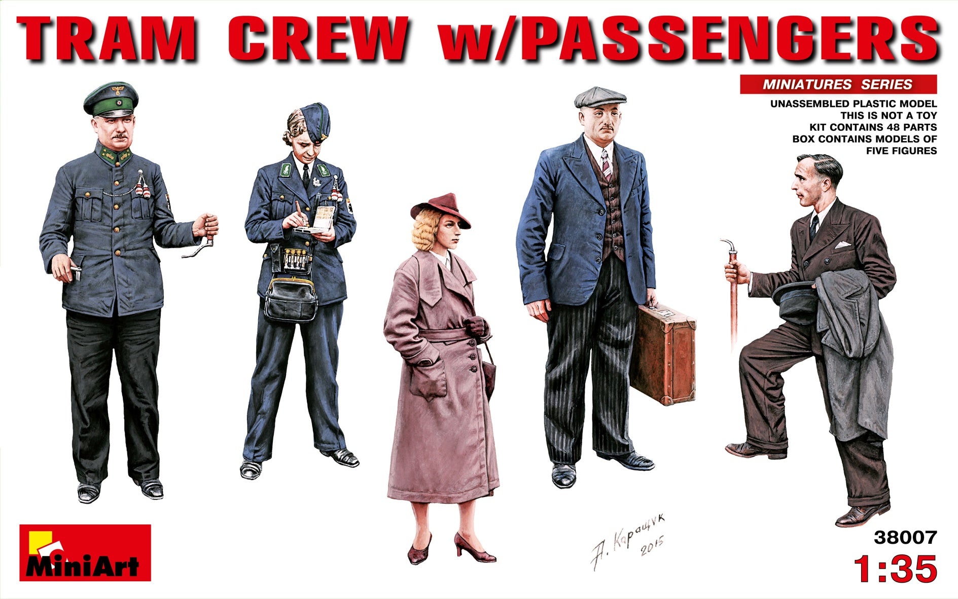 MiniArt 1/35 Tram Crew with Passengers | 4820183310330