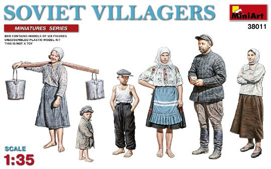 MiniArt 1/35 Soviet Villagers | 4820183310873