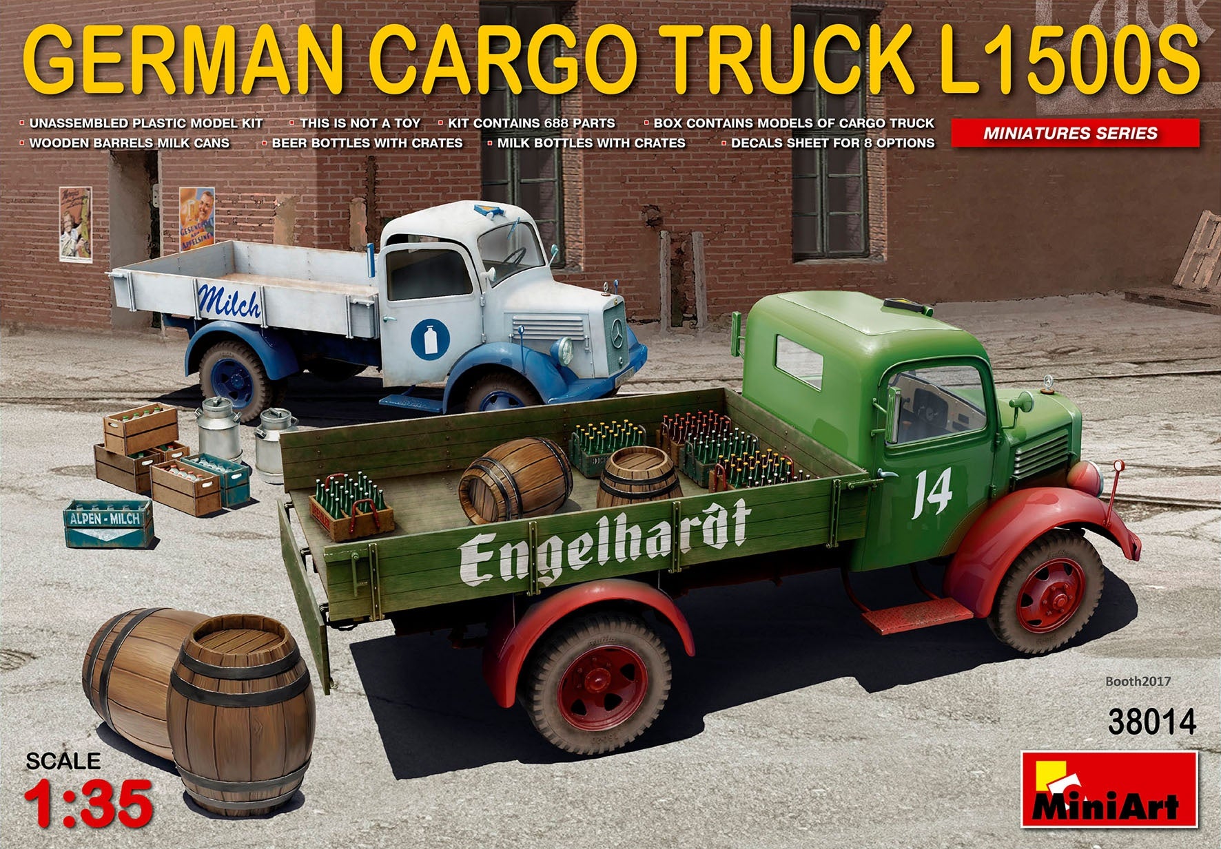 MiniArt German Cargo Truck L1500S Type (1/35) | 4820183310828