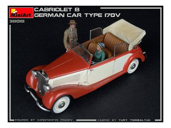 MiniArt 1/35 Cabriolet B German Car Type 170V | 4820183312822